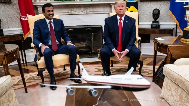 'Video thumbnail for Before accepting jet, Trump called out Qatar's ties to terrorism'