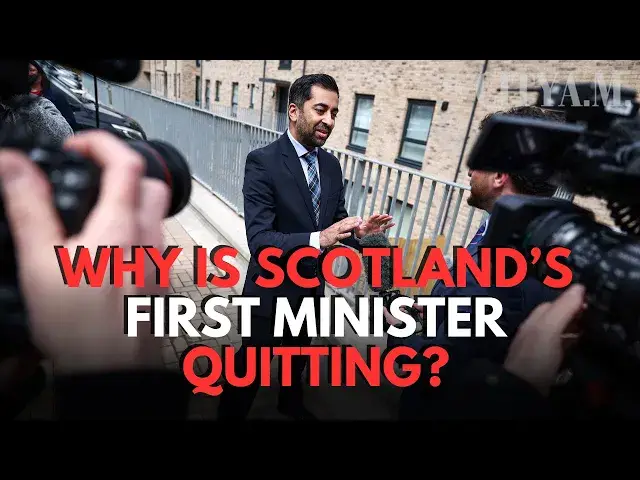 'Video thumbnail for Scotland's first minister Humza Yousaf resigns as support crumbles'
