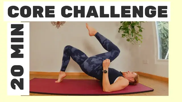 'Video thumbnail for 20-Minute Core Joy: Challenging & Controlled Pilates Workout'