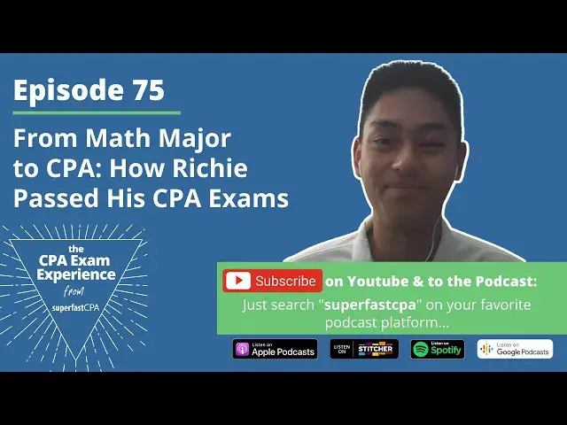 'Video thumbnail for SuperfastCPA Reviews: How Richie Passed His CPA Exams'