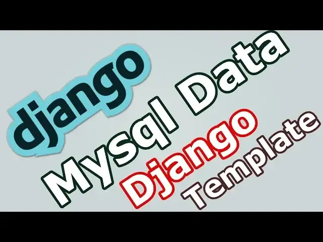 'Video thumbnail for Learn Django (2.1) -  Rendering Filtered Data From Mysql Database In Django Template #18'