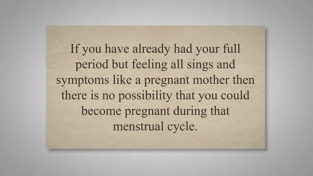 'Video thumbnail for I just had full period but pregnant how?'