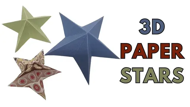 'Video thumbnail for 3D Paper Star'