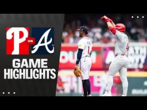 'Video thumbnail for Philadelphia Phillies at Atlanta Braves Full-Game Highlights! | 06/29/2025'