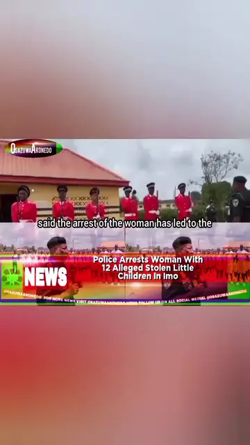 'Video thumbnail for Police Arrests Woman With 12 Alleged Stolen Little Children In Imo '