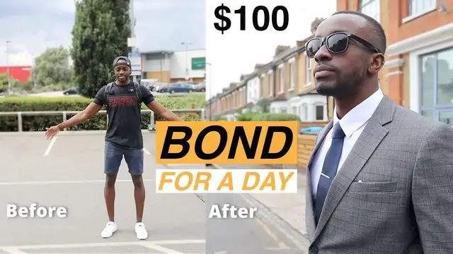 'Video thumbnail for I Transformed to James Bond For $100'