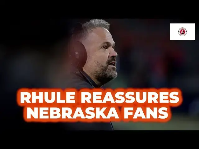 'Video thumbnail for Matt Rhule reacts to Trev Alberts departure; Plus Nebraska basketball NCAA tournament thoughts'