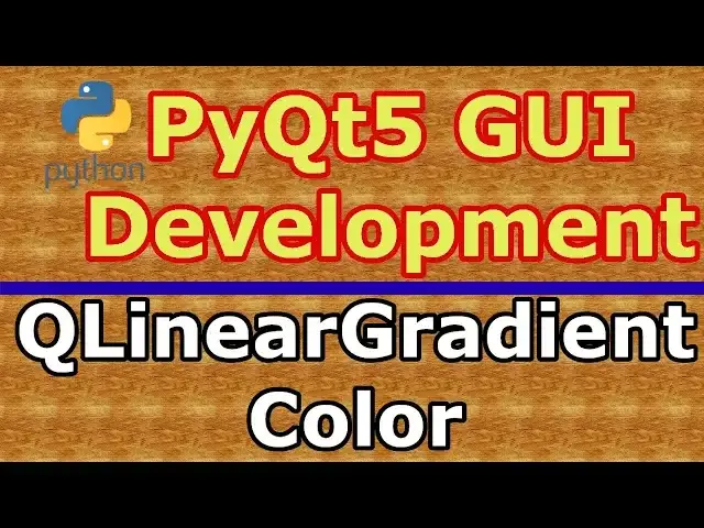 'Video thumbnail for PyQt5 QLinearGradient Color Example'
