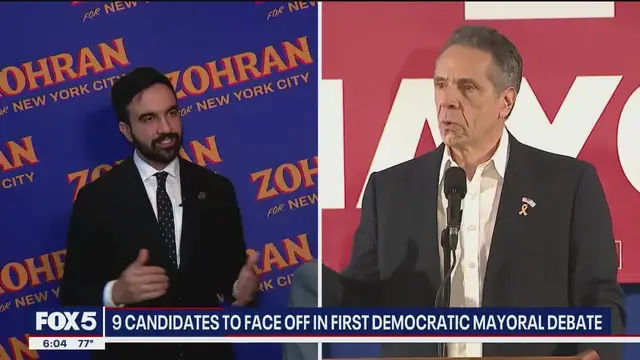 'Video thumbnail for 9 candidates face off in first Democratic mayoral debate: What to expect'