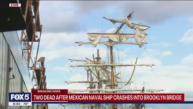 'Video thumbnail for Former merchant mariner on the Mexican naval ship collision'