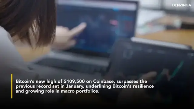 'Video thumbnail for Bitcoin Hits All-Time High Of $109,500'