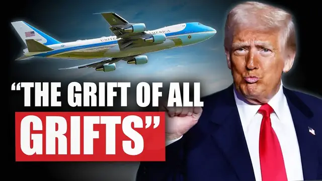 'Video thumbnail for Trump's Corruption Continues With Luxury Plane "Gift" From Qatar'