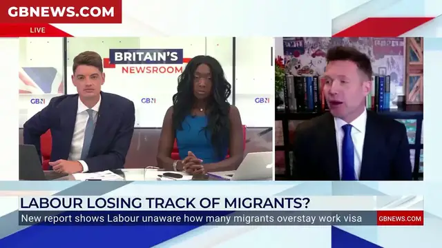 'Video thumbnail for Channel crossings are 'insignificant' to the amount overstaying UK visas, Haigh tells GB News'