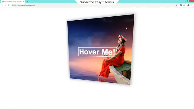 'Video thumbnail for How To Add 3d Effect On Website _ Image Hover Effect On HTML Website'