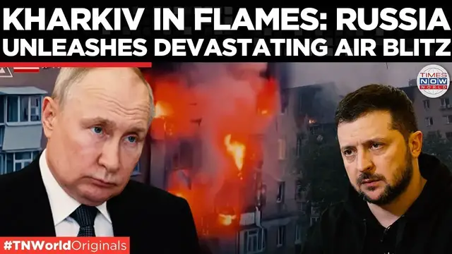 'Video thumbnail for Russia Bombs Kharkiv: Deadly Drone and Missile Strikes Kill 6, Injure Dozens | Times Now World'