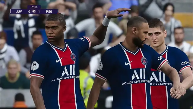 'Video thumbnail for Juventus vs PSG | eFootball PES 2021 | Gameplay | LIVE'