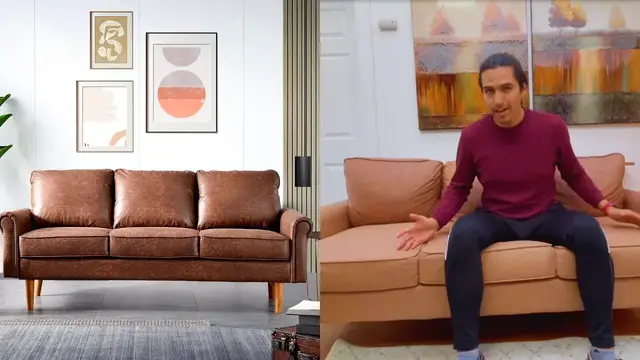 'Video thumbnail for The Truth About This ovios Mid-Century Modern Sofa'