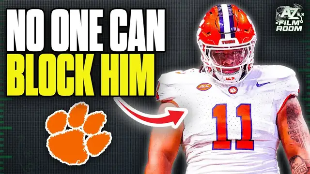 'Video thumbnail for a to z sports film room: peter woods 2026 nfl draft scouting report'