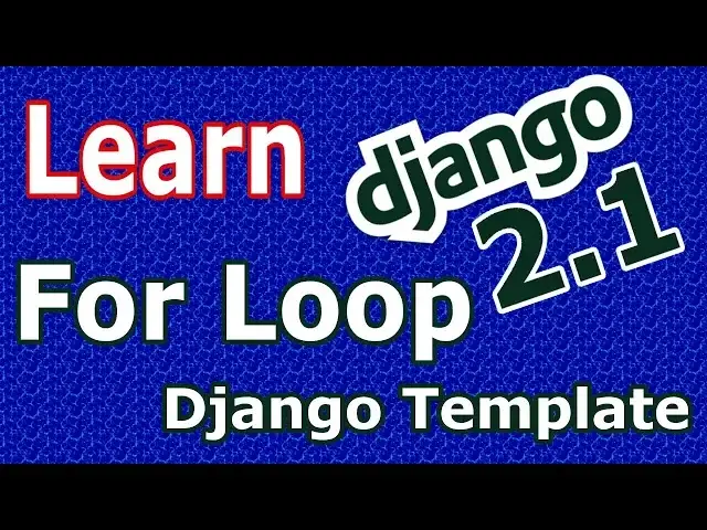 'Video thumbnail for Learn Django (2.1) -  For Loop In Django Templates  #15'