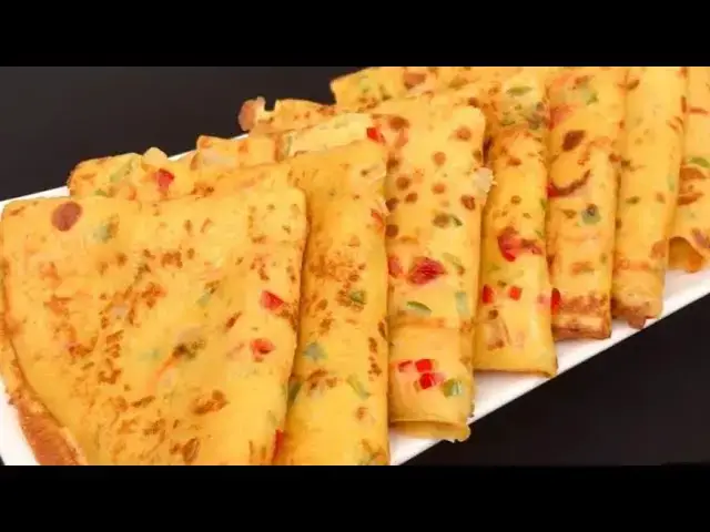 'Video thumbnail for Simple, Breakfast In 10 Minutes/Crepes /Nashta Recipe'