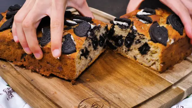 'Video thumbnail for Oreo Banana Bread, the entire family loves it! We make it every weekend'