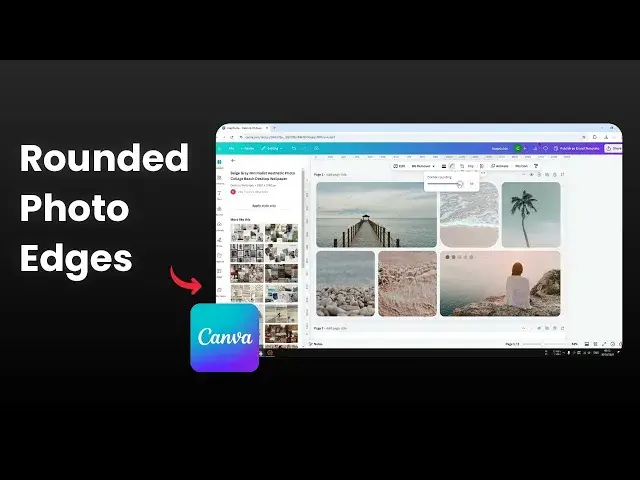 'Video thumbnail for How to Round Edges of a Photo in Canva'