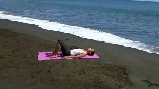 'Video thumbnail for Yoga - Semi-bridge pose'