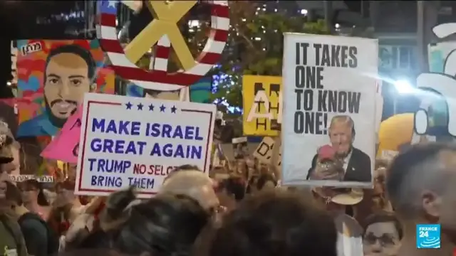 'Video thumbnail for Israel and Hamas delegations resume truce talks over Gaza in Doha'