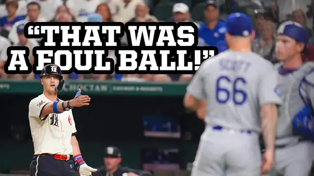 'Video thumbnail for Josh Jung stopped running because the ball was foul before bouncing back fair, a breakdown'