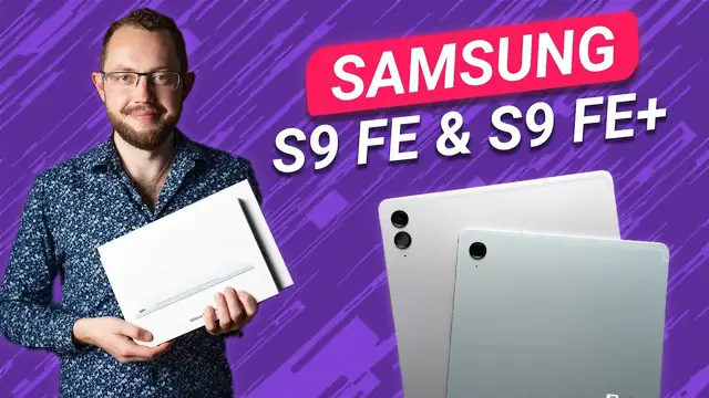 'Video thumbnail for Samsung Galaxy Tab S9 FE und FE+: Unboxing & Erster Eindruck'