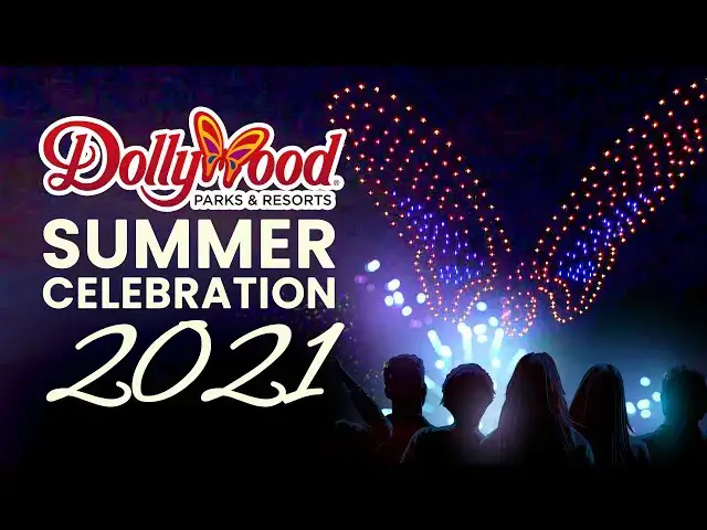'Video thumbnail for Dollywood Summer Celebration 2021: Drone Light Show + What's New'