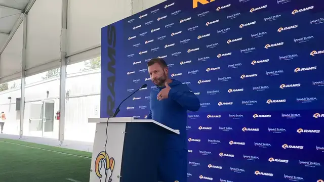 'Video thumbnail for Los Angeles Rams Head Coach Sean McVay on the Ascencion of DB Cobie Durant'