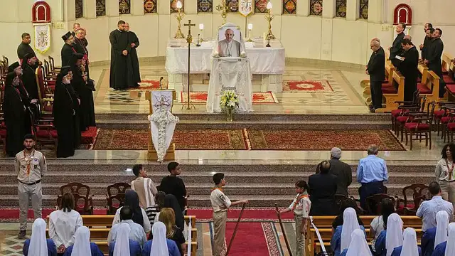 'Video thumbnail for Cairo service honours Pope Francis' legacy'