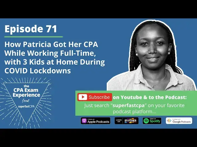 'Video thumbnail for SuperfastCPA Reviews: How Patricia Passed Her CPA Exams'