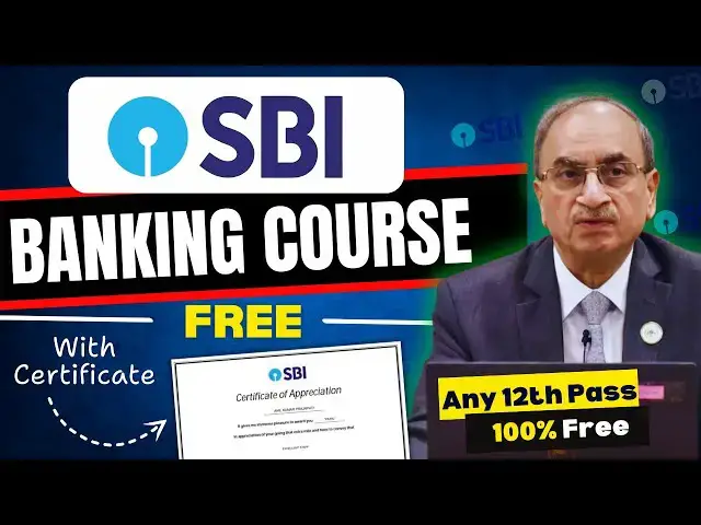 'Video thumbnail for Free Courses for Students SBI दे रहा है Free में Course सिखने का मौका | Learn & Get Online Bank Job'