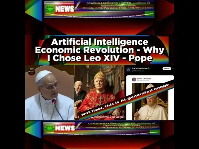 'Video thumbnail for Artificial Intelligence Economic Revolution - Why I Chose Leo XIV - Pope'