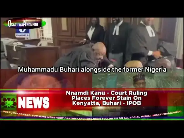 'Video thumbnail for Nnamdi Kanu - Court Ruling Places Forever Stain On Kenyatta, Buhari - IPOB'