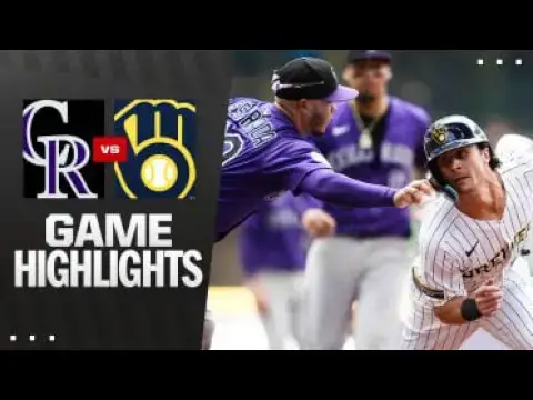 'Video thumbnail for Colorado Rockies at Milwaukee Brewers Full-Game Highlights! | 06/29/2025'
