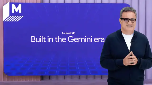 'Video thumbnail for Android XR Glasses Unveiled at Google I/O 2025'