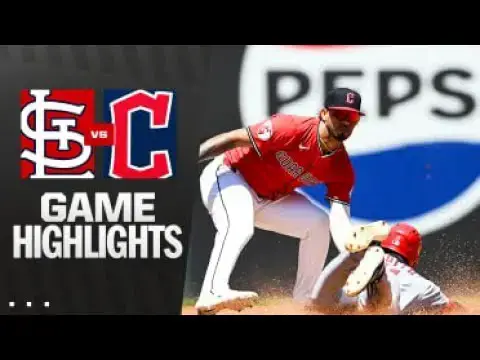 'Video thumbnail for St. Louis Cardinals at Cleveland Guardians Full-Game Highlights! | 06/29/2025'