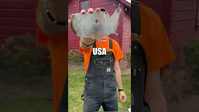 'Video thumbnail for USA-Shaped Saw Blade Cuts Wood: Hilarious Results!'