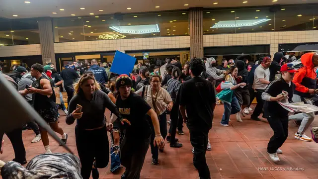 'Video thumbnail for ‘No Sleep for ICE’: LA activists target hotels with nightly noise protests'