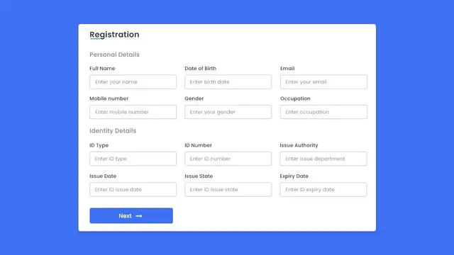 'Video thumbnail for Responsive Registration Form in HTML CSS & JavaScript'