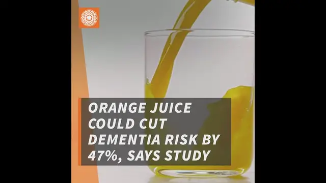 'Video thumbnail for Orange Juice Could Cut Dementia Risk by 47%, Says Study'