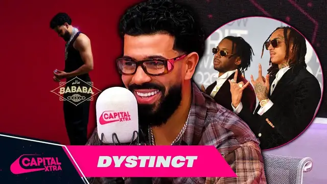 'Video thumbnail for Dystinct on working with D-Block Europe & making Darija & Arabic music global | Capital XTRA'