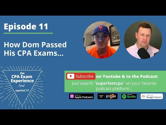 'Video thumbnail for How Dom Passed His CPA Exams - CPA Exam Experience Ep. 11'
