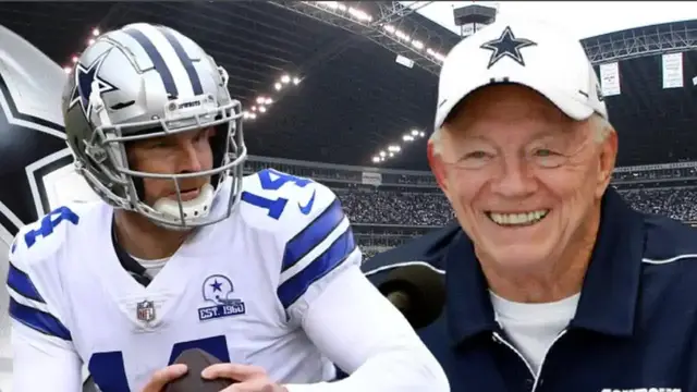 'Video thumbnail for law nation sports: jerry jones on andy dalton, dak prescott & dallas cowboys garbage time stats'