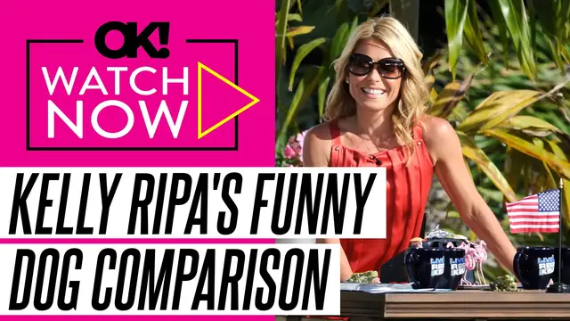 'Video thumbnail for Kelly Ripa Thinks Husband Mark Consuelos 'Looks Like a Rottweiler': Watch'