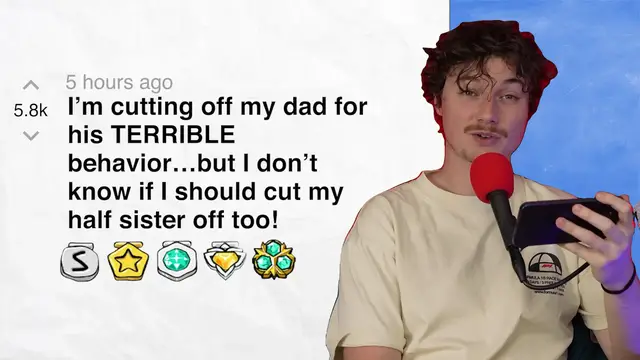 'Video thumbnail for I’m going no contact with my dad for his awful behavior… but I don’t know if my half sister deserves the same!'