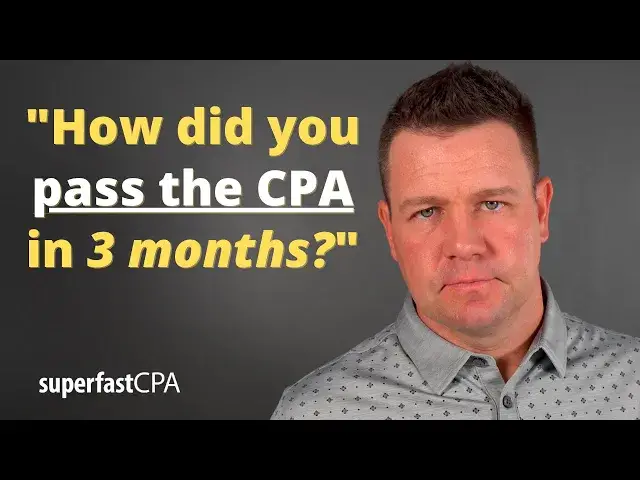 'Video thumbnail for "How did you pass the CPA in 3 months?"'